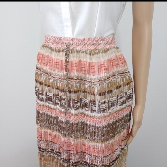 Printed midi skirt - Picture 4 of 9